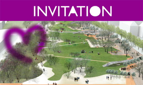 Invitation til præsentation af den nye folkepark på DSB-arealet på Nørrebro
