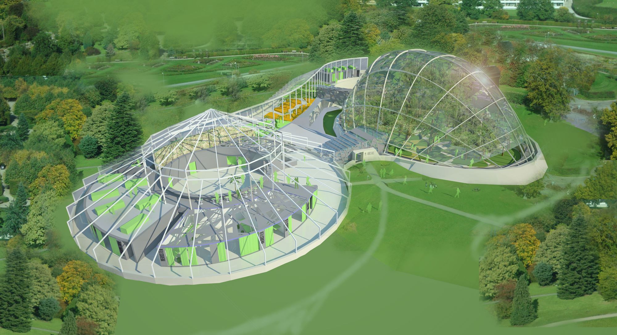 Grundstensnedlæggelse til det nye væksthus i Botanisk Have