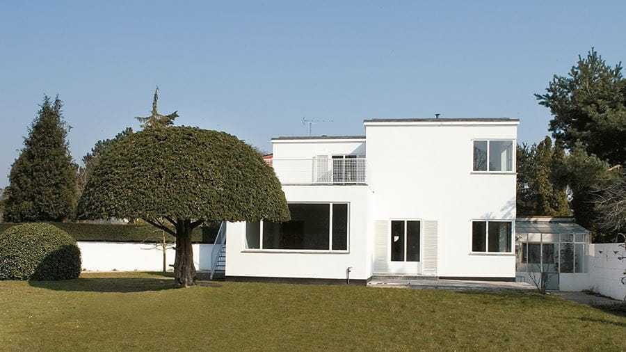 Arne Jacobsens eget hus i Charlottenlund