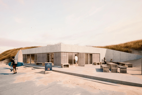 De Maritime Huse ved Løkken Moleleje