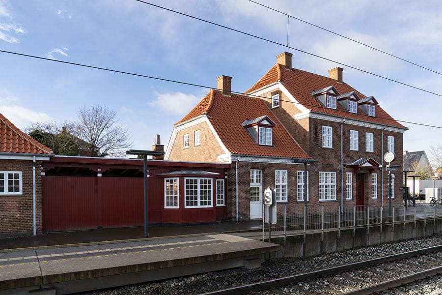 Gelsted Station efter restaureringen