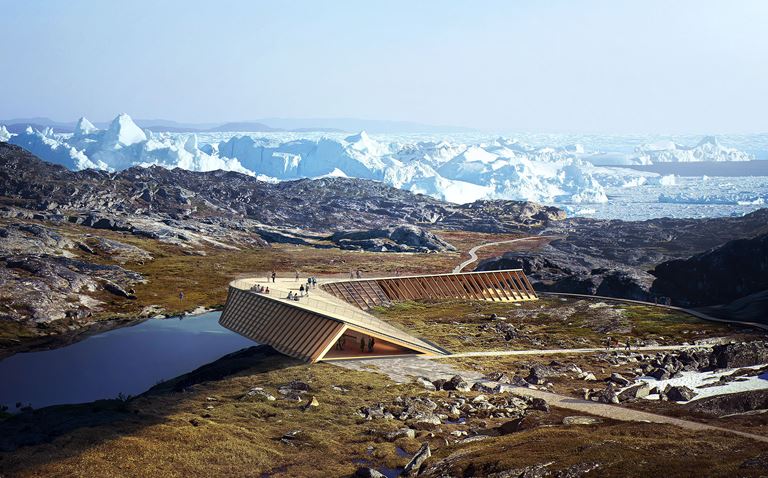 Ilulissat Isfjordscenter undervejs - i ord og billeder