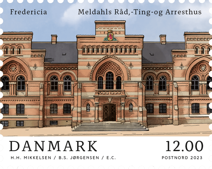Meldahls Rådhus som frimærke