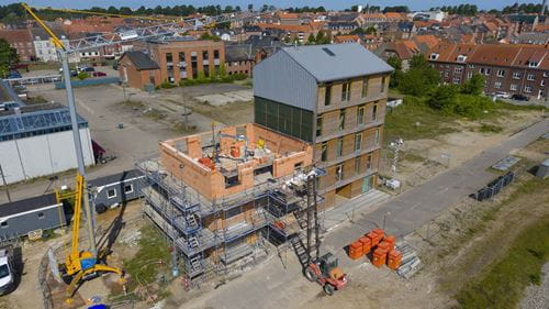 Udviklingsbyggeriet MiniCO2 Etagehus TEGL