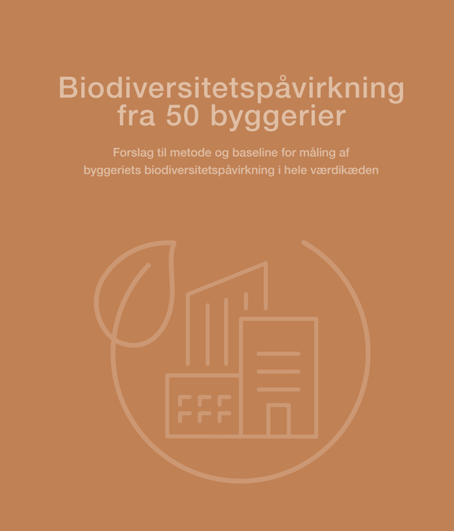 Biodiversitetspåvirkning fra 50 byggerier