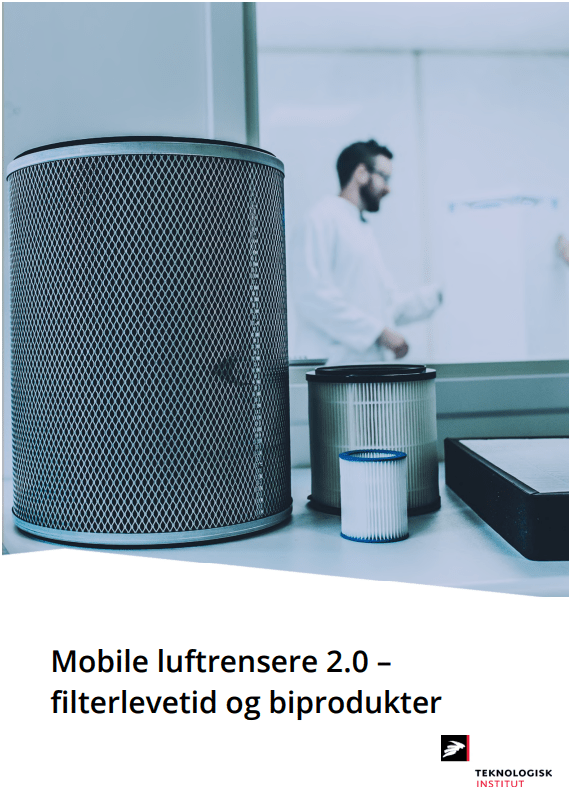 Mobile luftrensere 2.0 – filterlevetid og biprodukter 