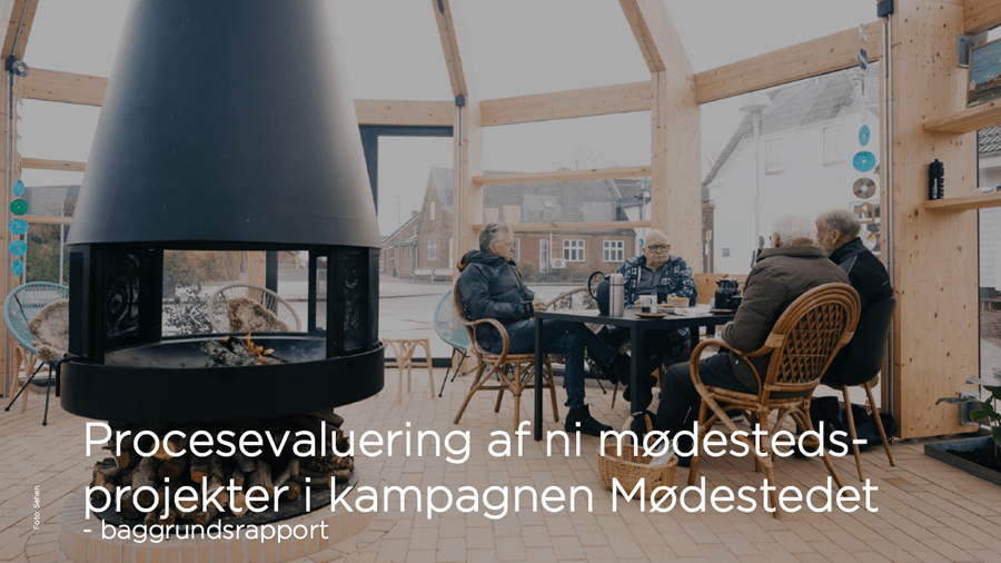 Procesevaluering af ni mødestedsprojekter i kampagnen Mødestedet
