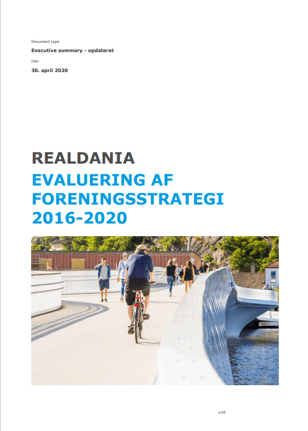 Evaluering af Realdanias Foreningsstrategi 2016-2020