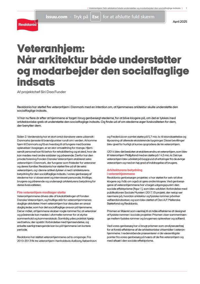 Veteranhjem Genbesøg