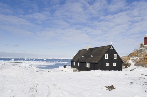 Historiske huse i Ilimanaq