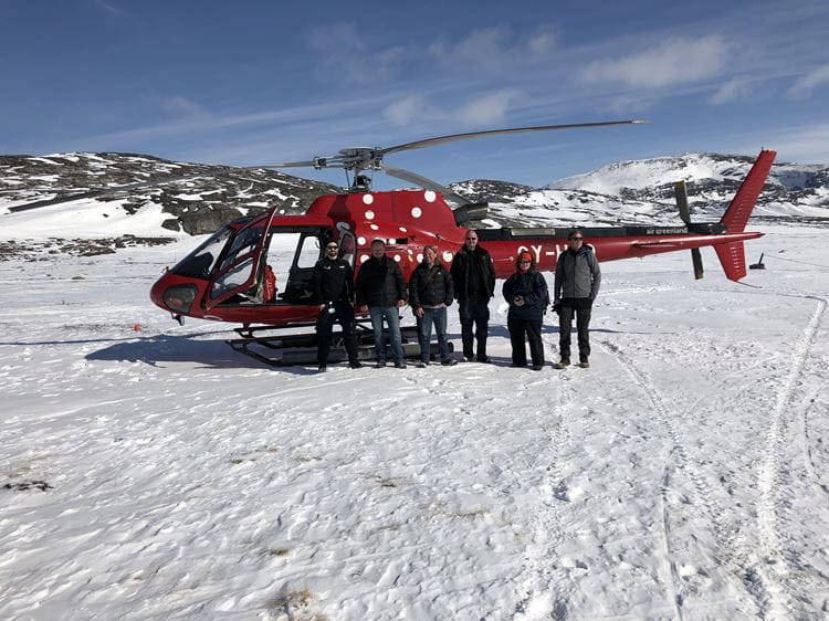 Helikoptertur fra Ilulissat til Ilimanaq