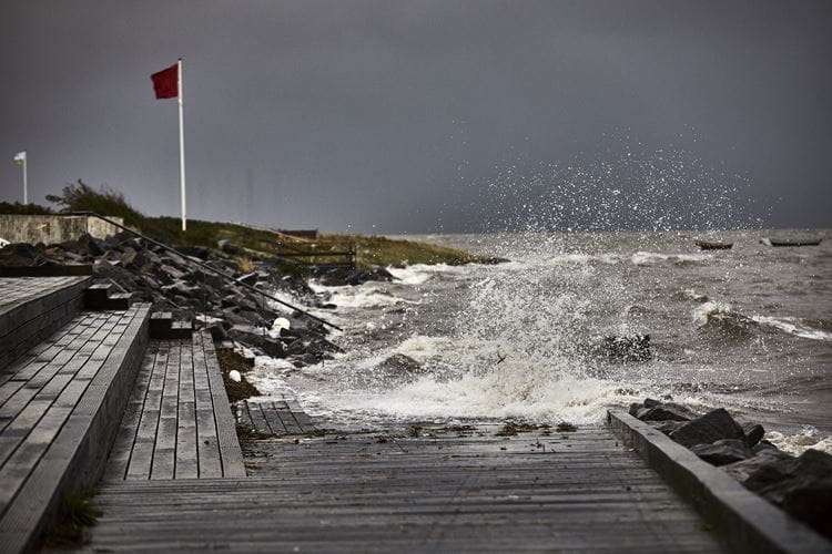 Byerne og det stigende havvand