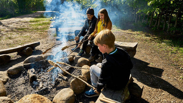 Familiedag på Troldhedestien