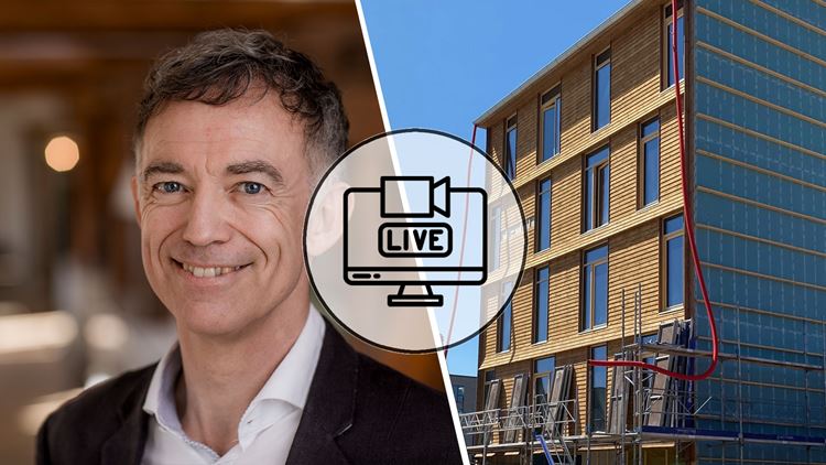 ONLINE Byggepladsbesøg i MiniCO2 Etagehus i træ 30/8