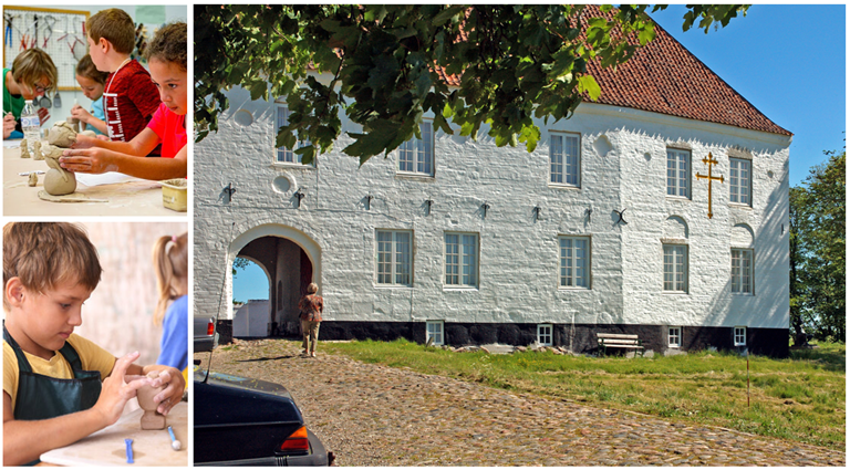 FOR BØRN: Kreativt værksted på Herregården Odden