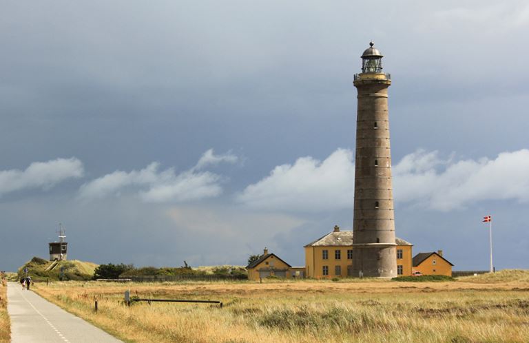 Skagen Grå Fyr under restaurering