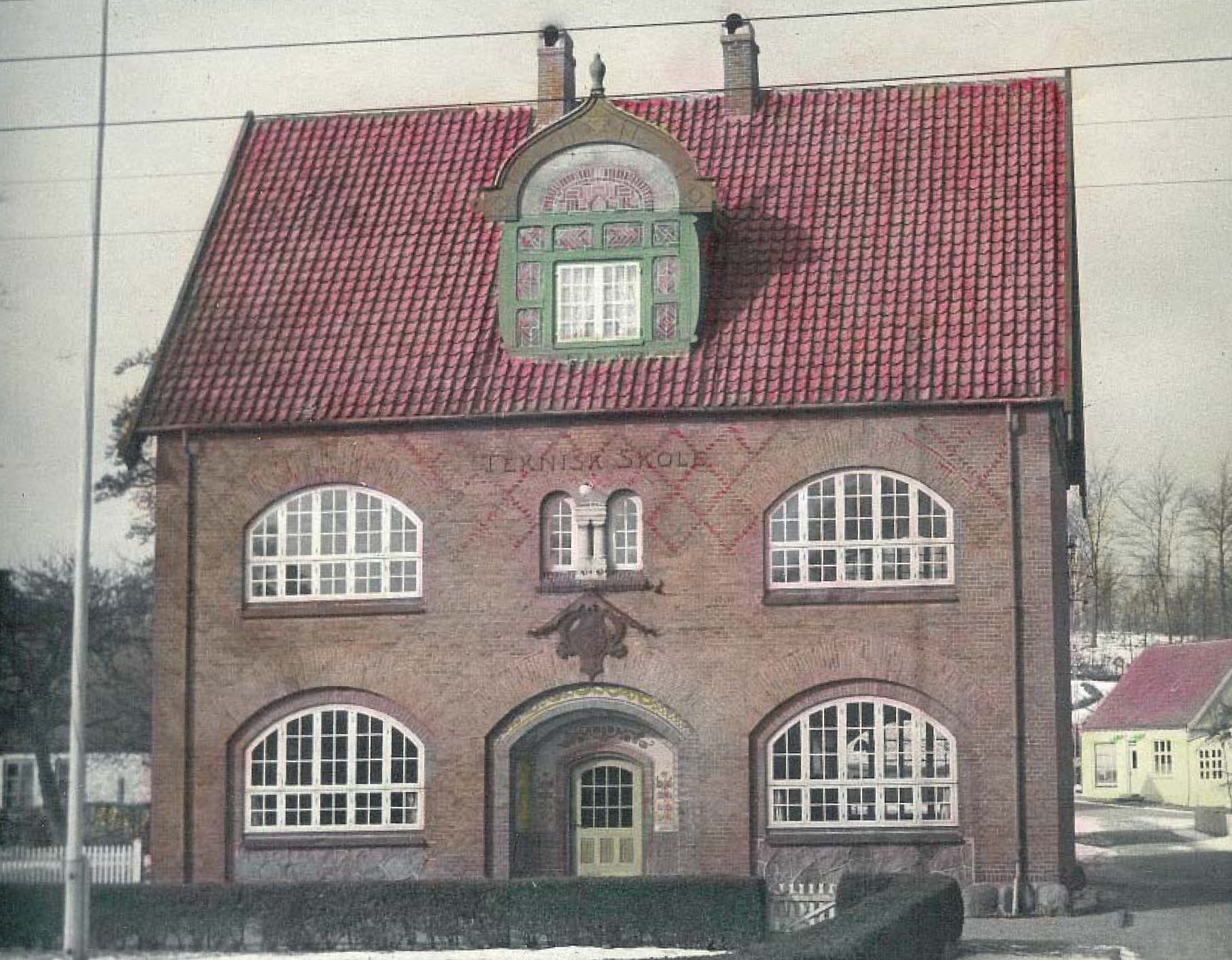 Teknisk skole på Samsø blev opført i år 1900