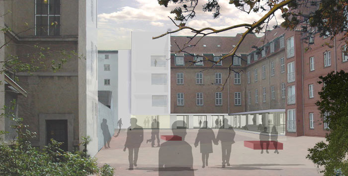 CREO og Praksis-arkitekternes bud på gårdrum og Kulturmaskine