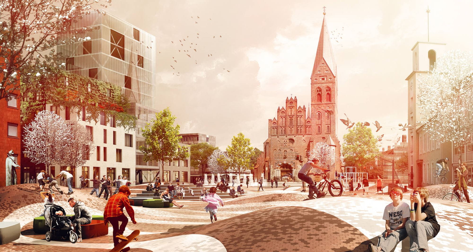 Forslag fra Polyform, Henning Larsen Architects, Dress & Sommer