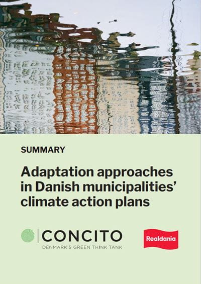SUMMARY: Adaptation approaches in Danish  municipalities climate action plans