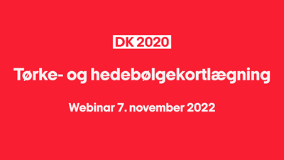 Tørke- og hedebølgekortlægning 