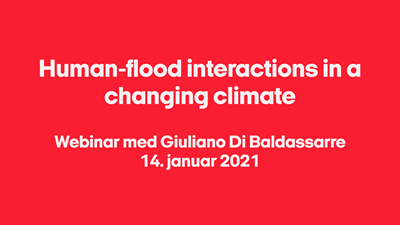 Human-flood interactions in a changing climate