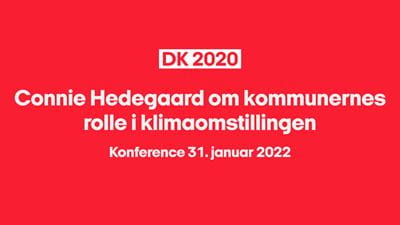 Connie Hedegaard om kommunernes rolle i klimaomstillingen